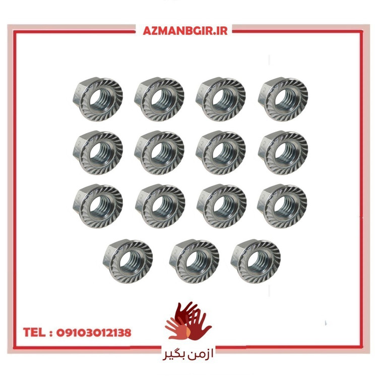 مهره شماره 12 وارون مدل M-18 بسته 15 عددی