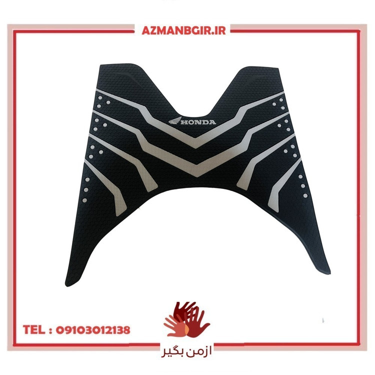 کف پایی موتور سیکلت مدل HNDA-GRY-B مناسب برای هوندا واریو 150