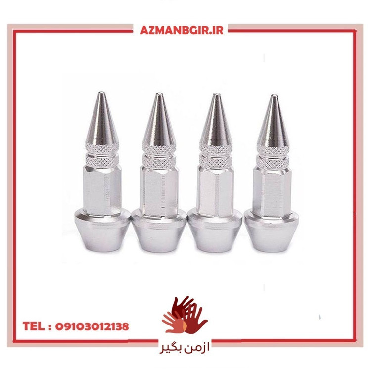 سر والف موتور سیکلت وارون مدل M-29-SLVR بسته 4 عددی