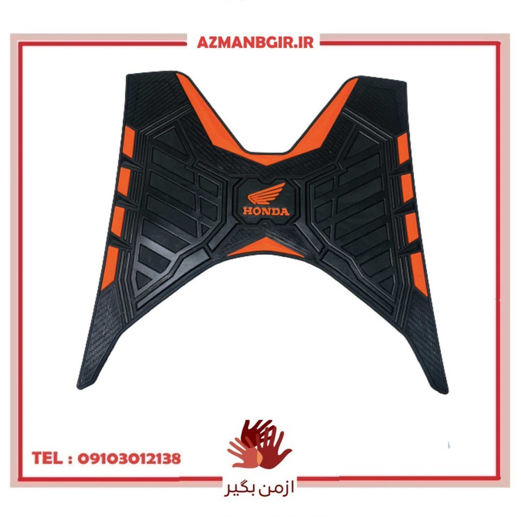 کف پایی موتور سیکلت وارون مدل CLK-ORG مناسب برای هوندا کلیک