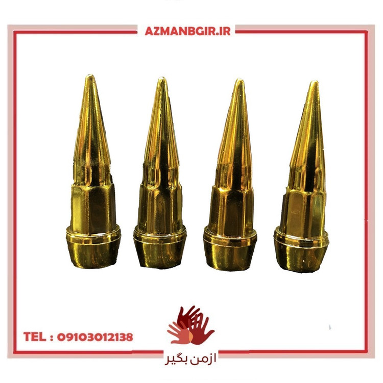 سر والف موتور سیکلت وارون مدل M-31-GLD بسته 4 عددی