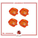 طلق چراغ راهنما موتور سیکلت وارون مدل A-49-CDI مناسب برای هوندا 125 بسته 4 عددی