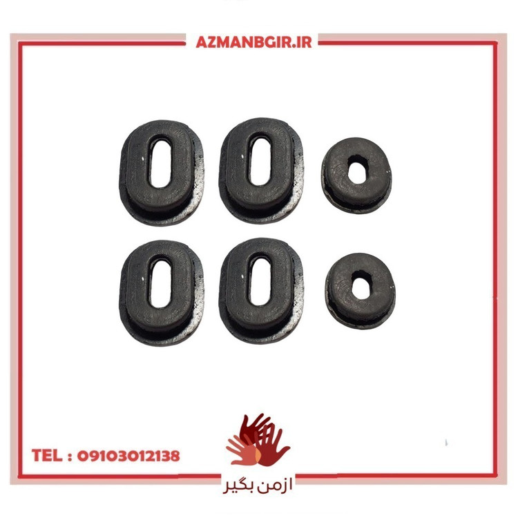 لاستیک قاب بغل موتور سیکلت مدل H125 مناسب برای هوندا بسته 6عددی