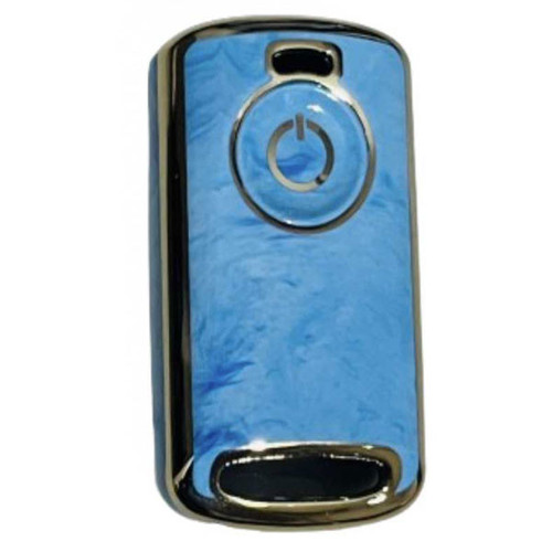 کاور ریموت موتور سیکلت وارون مدل M-59-CARBON-BLU مناسب برای یاماها ان مکس