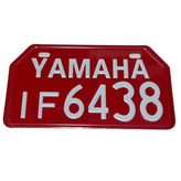 پلاک تزئینی موتور سیکلت وارون مدل A-64-YMHA-RD