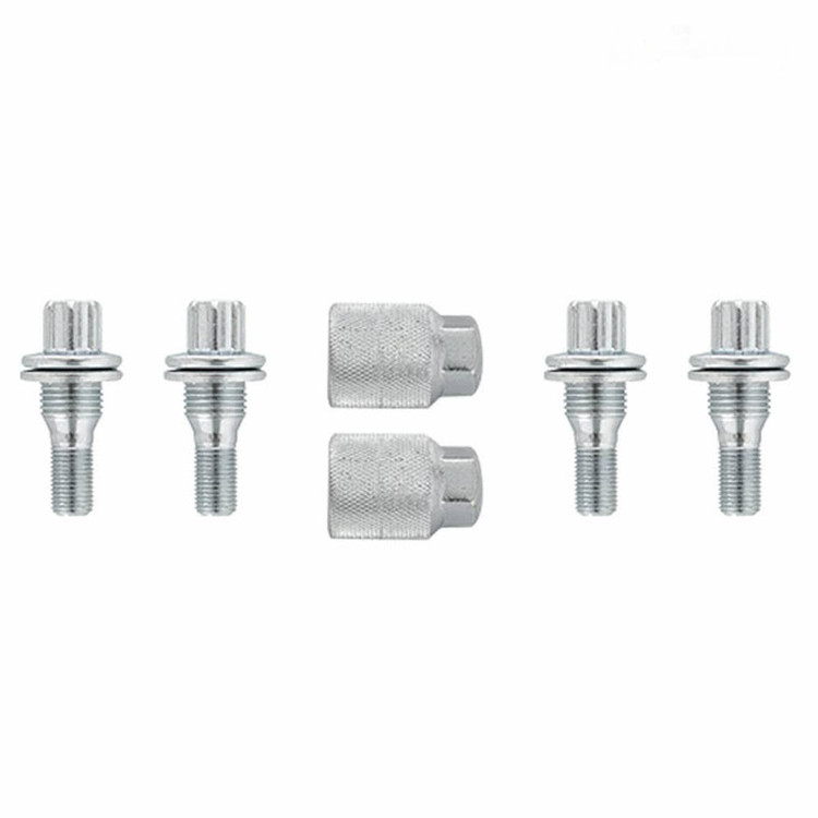 پیچ چرخ و رینگ ضد سرقت خودرو چیکال مدل M-58 مناسب برای پژو 207 مجموعه 6 عددی