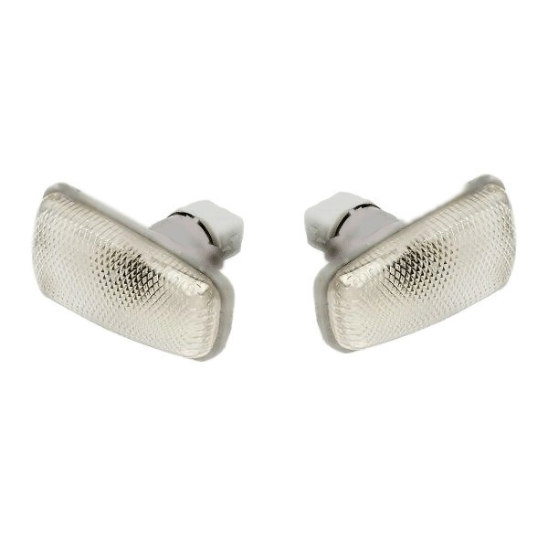 چراغ راهنما گلگیر خودرو چیکال مدل B-1-WHT مناسب برای پراید سفید بسته 2 عددی