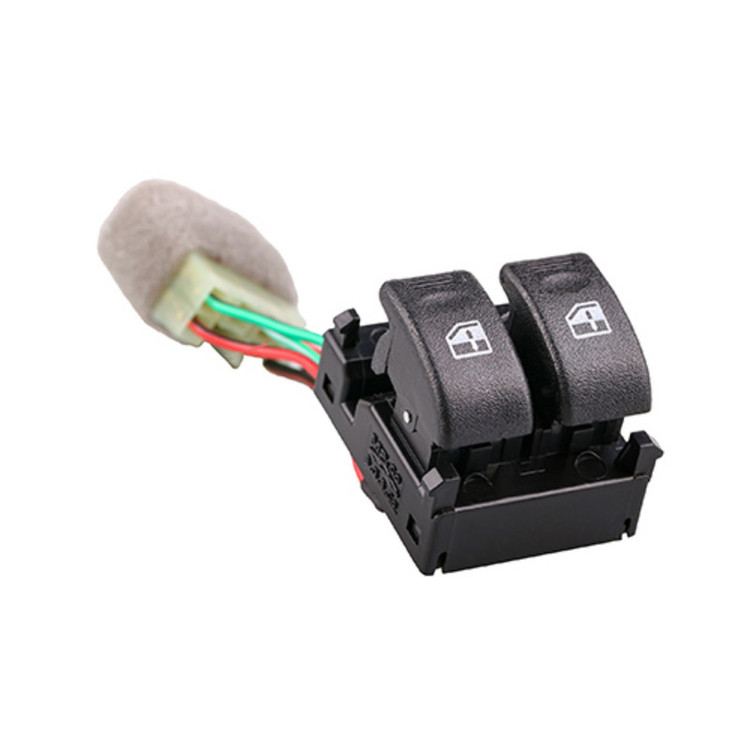 کلید 2 پل شیشه بالابر راننده خودرو چیکال مدل P-281 مناسب برای کوییک