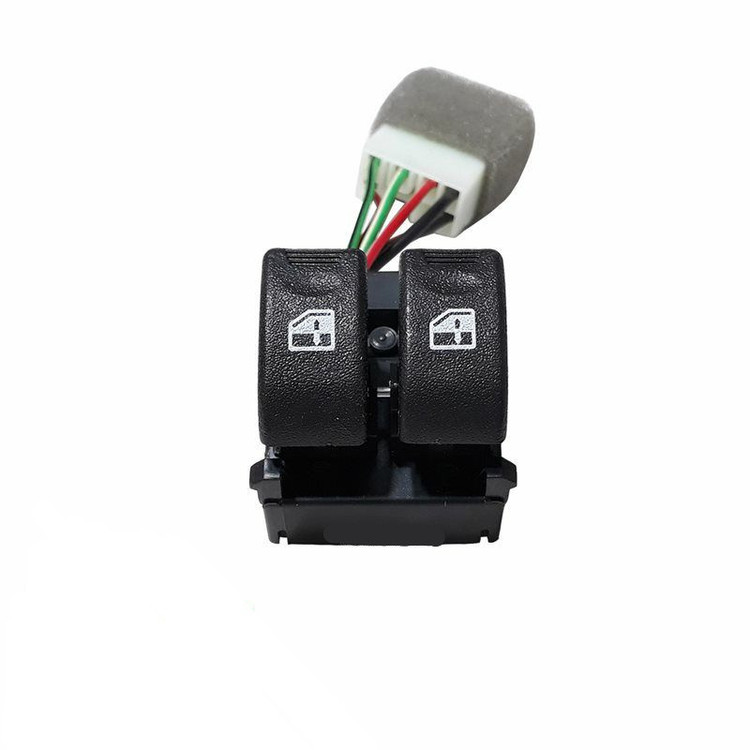 کلید 2 پل شیشه بالابر راننده خودرو چیکال مدل P-281 مناسب برای تیبا