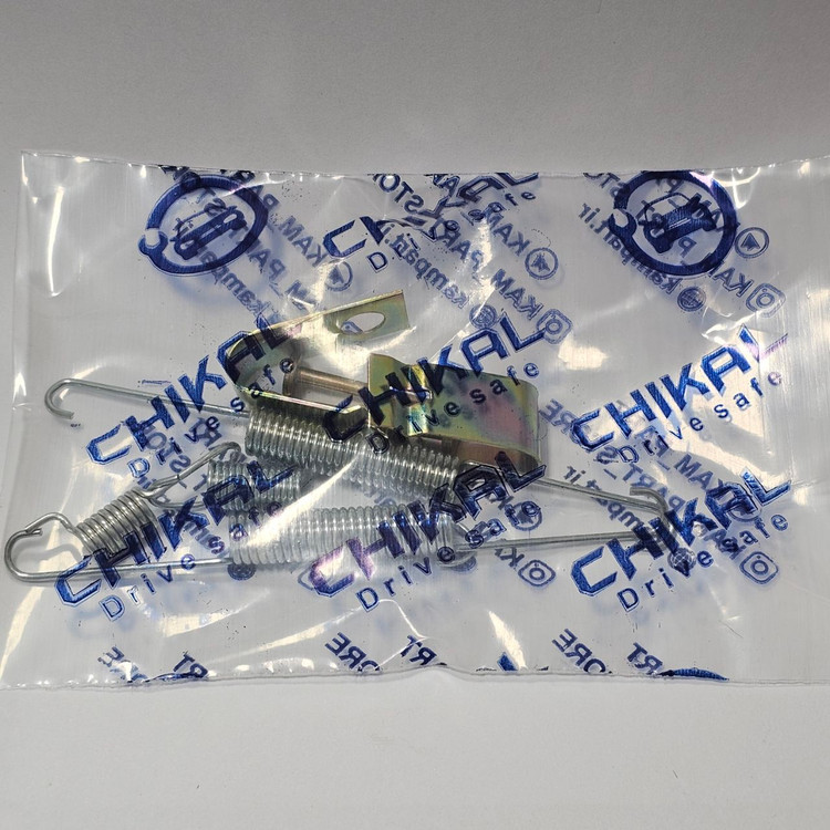 فنر و خار لنت عقب خودرو چیکال مدل P-528 مناسب برای تیبا مجموعه 8 عددی