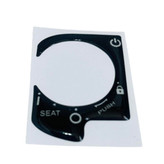 برچسب سوییچ و قفل موتور سیکلت وارون مدل M-90-BLK مناسب برای کلیک