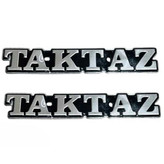 آرم روی باک موتور سیکلت وارون مدل A-80-TAKTAZ-SLVR مناسب برای هوندا بسته 2 عددی