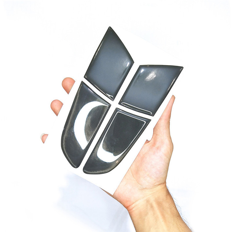 کاور کالرینگ سه بعدی چراغ عقب خودرو وارون مدل P-767-BLK مناسب برای پژو 207