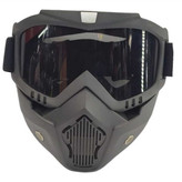 عینک و ماسک موتور سواری وارون مدل C-1