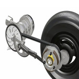 تسمه موتور سیکلت وارون مدل W-34 مناسب برای هوندا های کلیک