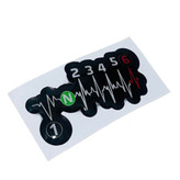 آرم و برچسب بدنه موتور سیکلت وارون مدل M-5-123456