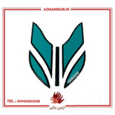 پد برچسب گلگیر جلو موتور سیکلت وارون مدل A-34-FIROZEI مناسب برای یاماها آیروکس بسته 5 عددی