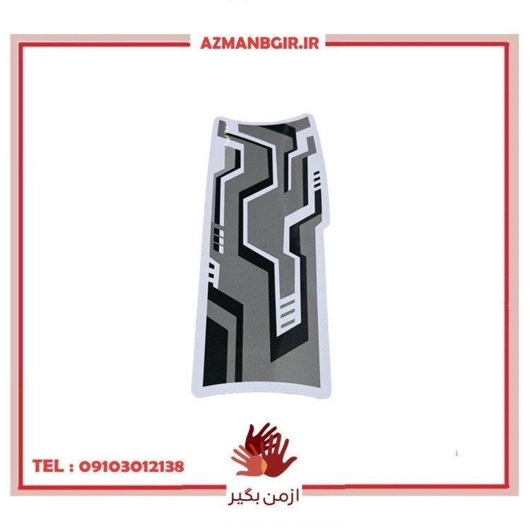 برچسب روی باک موتور سیکلت وارون مدل W-8 مناسب برای آپاچی 180