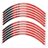 پد برچسب دور رینگ موتور سیکلت وارون مدل W-40-RD مناسب برای هوندا کلیک بسته 12 عددی