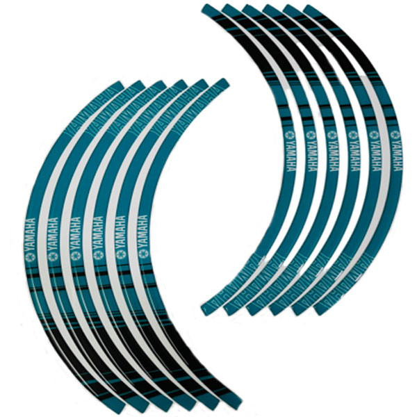 پد برچسب دور رینگ موتور سیکلت وارون مدل W-44-FIROZ مناسب برای یاماها آیروکس بسته 12 عددی