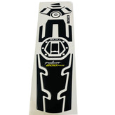 پد برچسب باک و بدنه موتور سیکلت وارون مدل BLK مناسب برای PULSE NS200