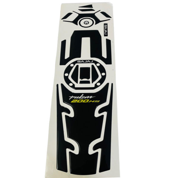 پد برچسب باک و بدنه موتور سیکلت وارون مدل BLK مناسب برای PULSE NS200