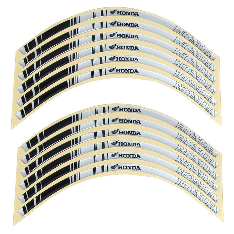 پد برچسب دور رینگ موتور سیکلت وارون مدل W-40-WH مناسب برای هوندا کلیک بسته 12 عددی