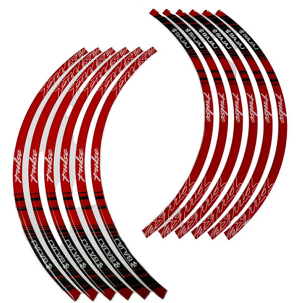 پد برچسب دور رینگ موتور سیکلت وارون مدل W-17-RD مناسب برای پالس بسته 12 عددی