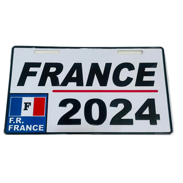 پلاک تزیینی موتور سیکلت وارون طرح فرانسه مدل A-93-2025