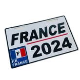 پلاک تزیینی موتور سیکلت وارون طرح فرانسه مدل A-93-2025