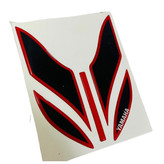 پد برچسب گلگیر جلو موتور سیکلت وارون مدل A-34-BLK-RD مناسب برای یاماها آیروکس بسته 5 عددی