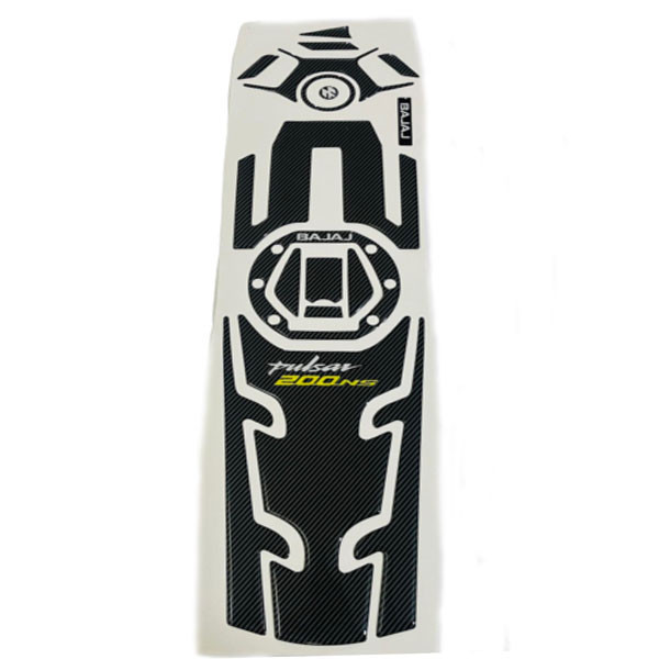 پد برچسب باک و بدنه موتور سیکلت وارون مدل CARBON مناسب برای PULSE NS200