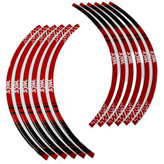 پد برچسب دور رینگ موتور سیکلت وارون مدل W-15-RD مناسب برای اس وای ام SYM بسته 12 عددی