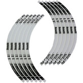 پد برچسب دور رینگ موتور سیکلت وارون مدل W-20-WH مناسب برای بنلی بسته 12 عددی