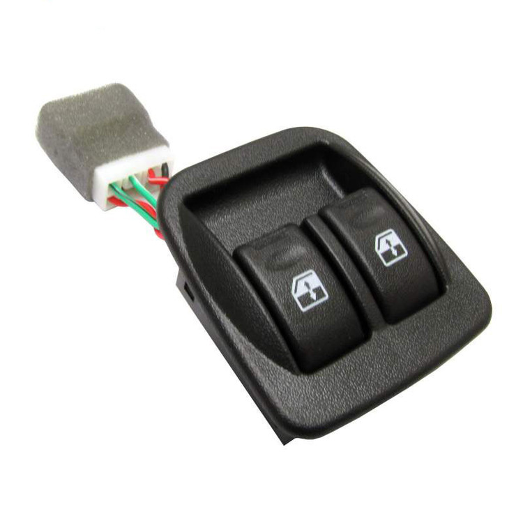 کلید شیشه بالابر مدل دوپل کدx401 مناسب برای پراید