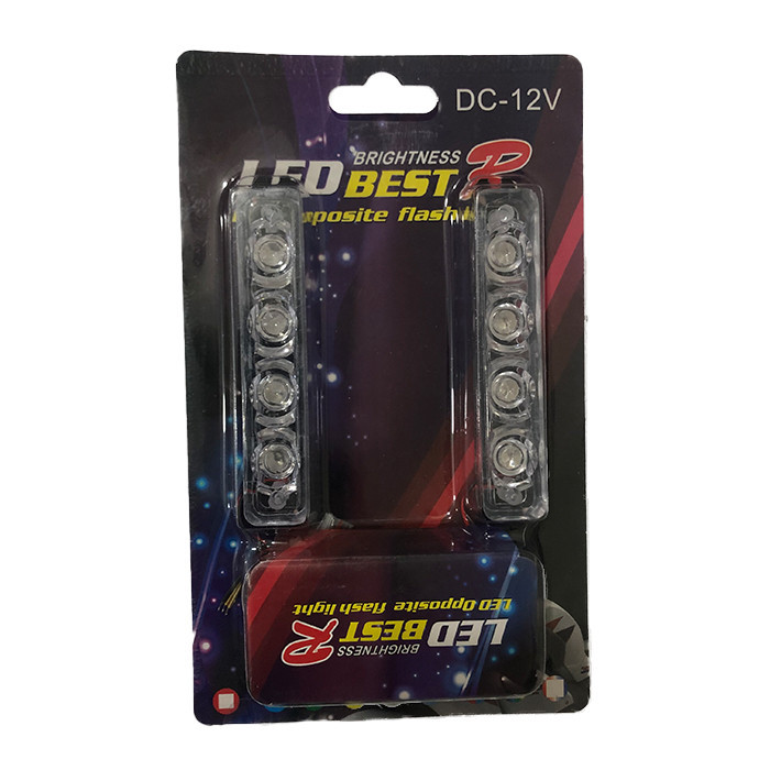 چراغ پلیسی خودرو ال ای دی مدل 5 لنزی بسته دو عددی