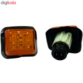 چراغ راهنما گلگیر خودرو وارون مدل P-646-ORG-SMD مناسب برای پژو پارس بسته 2 عددی