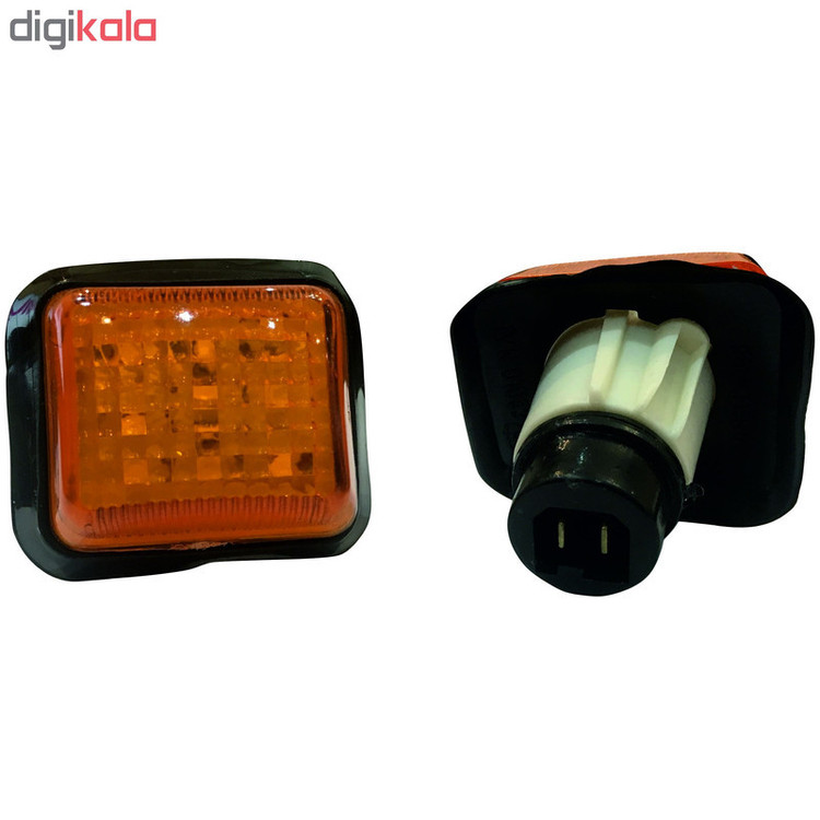 چراغ راهنما گلگیر خودرو وارون مدل P-646-ORG-SMD مناسب برای پژو پارس بسته 2 عددی