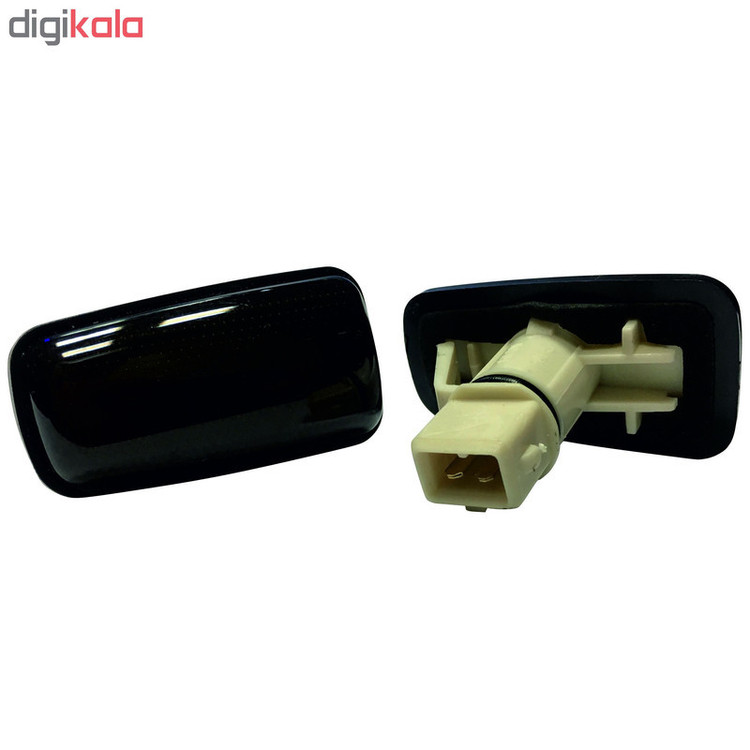چراغ راهنما گلگیر خودرو وارون مدل P-649-BLK-SMD مناسب برای زانتیا بسته 2 عددی