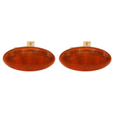 چراغ راهنما گلگیر خودرو وارون مدل P-658-ORG-SMD مناسب برای پژو 206 بسته 2 عددی