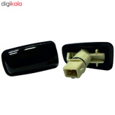 چراغ راهنما خودرو وارون مدل P-649-BLK-SMD مناسب برای پراید بسته 2 عددی