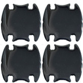 ضربه گیر و برچسب ضد خش زیر دستگیره درب خودرو چیکال مدل K-496 بسته 4 عددی