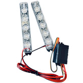 چراغ پلیسی خودرو وارون مدل 5 لنزه کد P-751 بسته 2 عددی