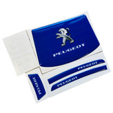 پدمحافظ دکمه فرمان مانیتور و آینه خودرو چیکال مدل P-821-BLU مناسب برای پژو 207 مجموعه 18 عددی