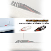 ضربه گیر و محافظ درب خودرو چیکال مدل P-969 مناسب برای پژو 206