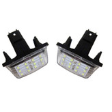 چراغ پلاک خودرو وارون مدل P-705-SMD مناسب برای پژو 206 بسته 2 عددی