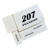 پد محافظ دکمه فرمان مانیتور و آینه خودرو چیکال مدل P-768-WH مناسب برای پژو 207 بسته 18 عددی