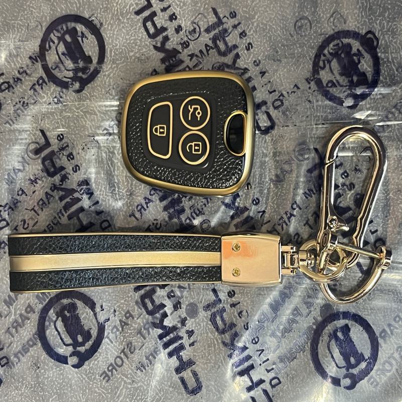کاور ریموت و جاسوییچی خودرو چیکال مدل چرمی کد P-945-164 مناسب برای کوییک بسته 2 عددی