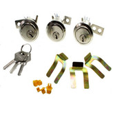 قفل و سوییچ سری ضد سرقت خودرو چیکال مدل P-946 مناسب برای پژو 405 بسته 3 عددی