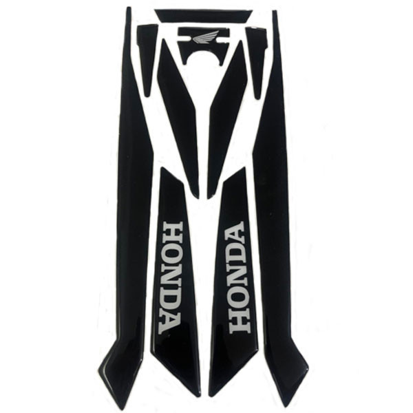 پد برچسب دستگیره عقب و بدنه موتور سیکلت وارون مدل BLK مناسب برای هوندا واریو 160